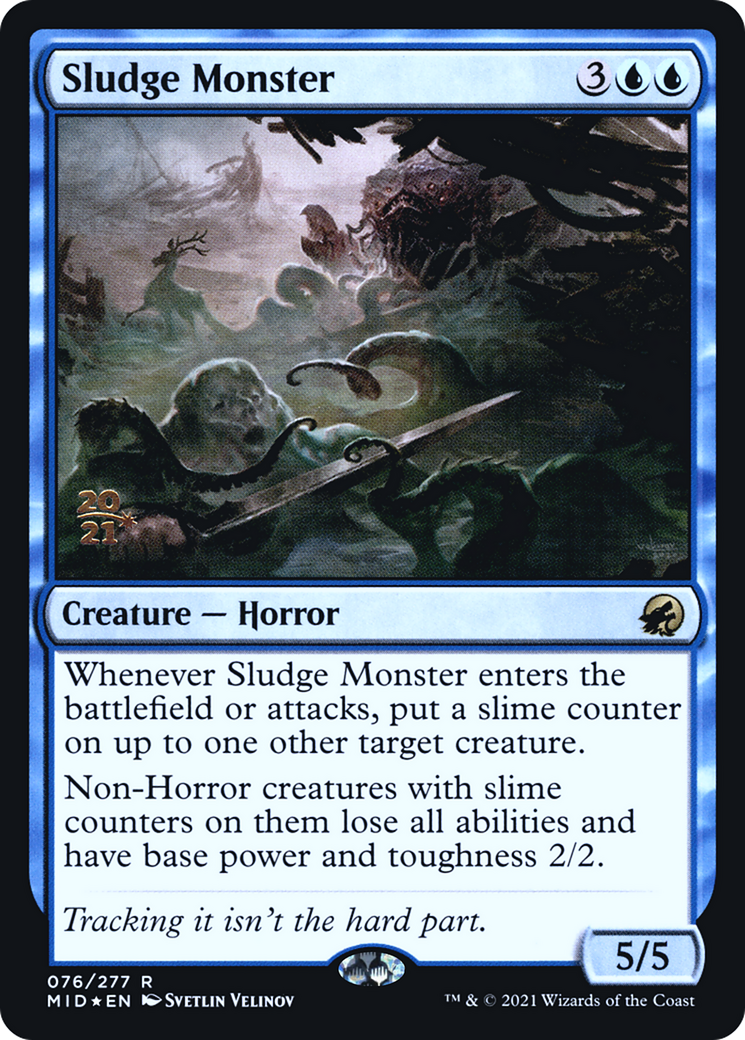 Image of Sludge Monster [Innistrad: Midnight Hunt Prerelease Promos]