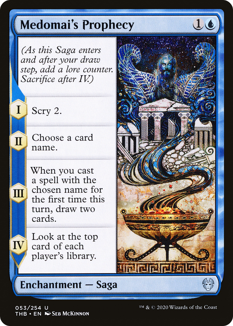 Image of Medomai's Prophecy [Theros Beyond Death]