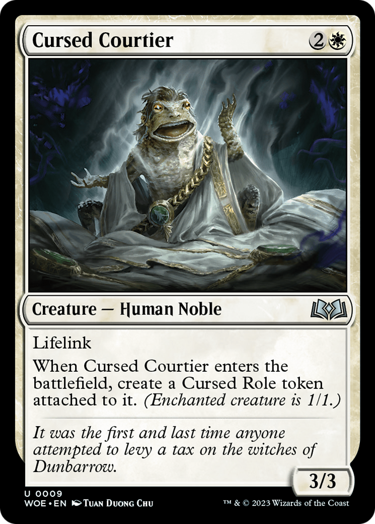 Image of Cursed Courtier [Wilds of Eldraine]