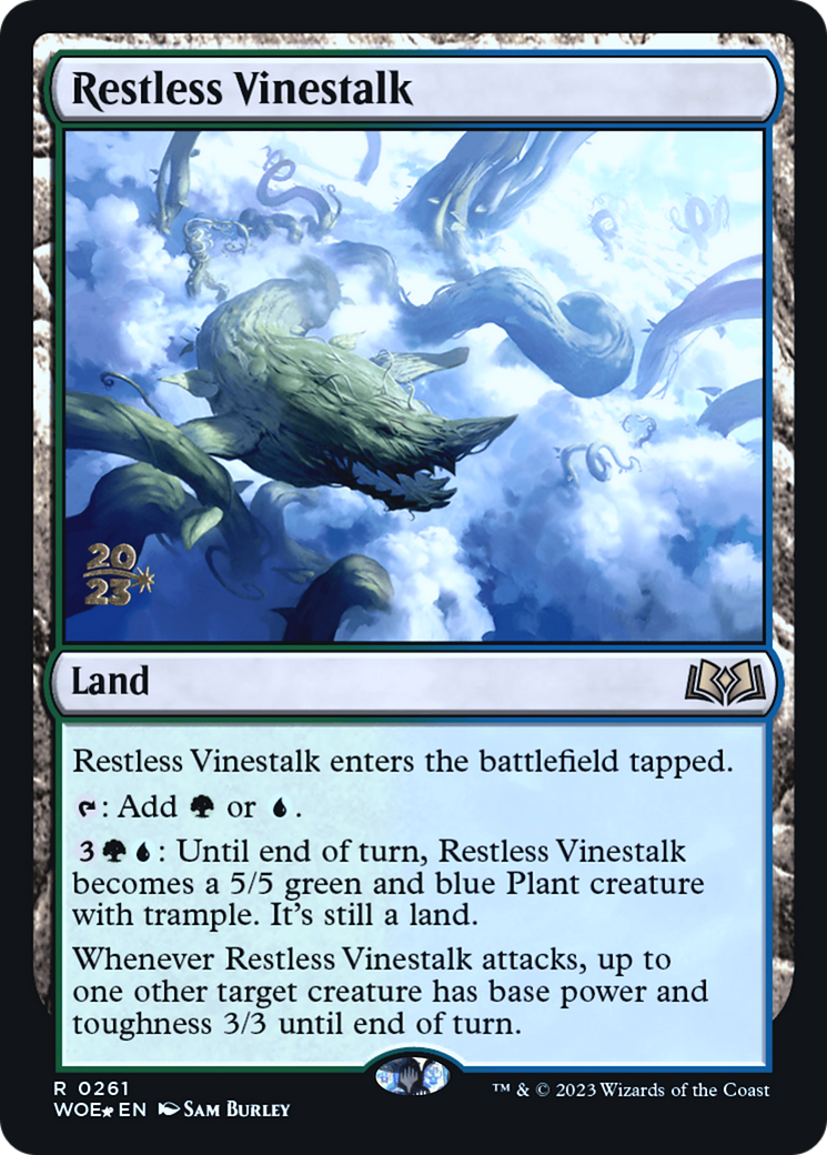 Image of Restless Vinestalk [Wilds of Eldraine Prerelease Promos]