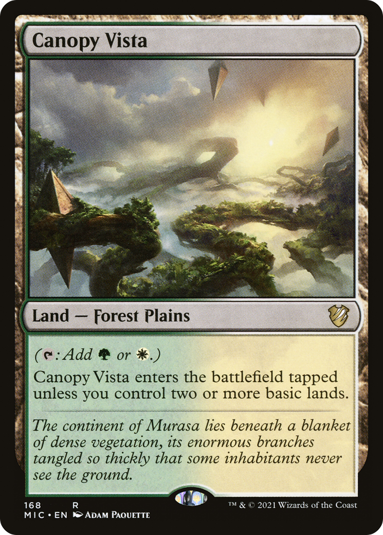 Image of Canopy Vista [Innistrad: Midnight Hunt Commander]