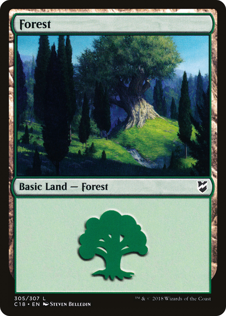 Image of Forest (305) [Commander 2018]