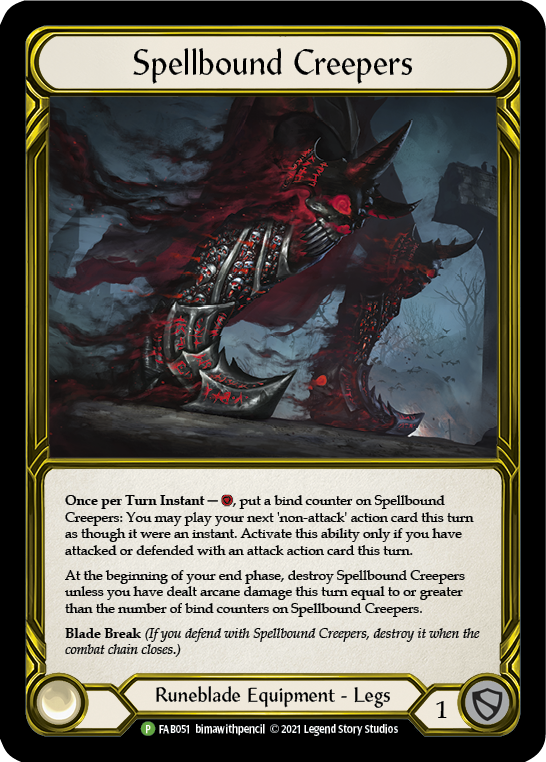Image of Spellbound Creepers (Golden) [FAB051] (Promo)  Cold Foil