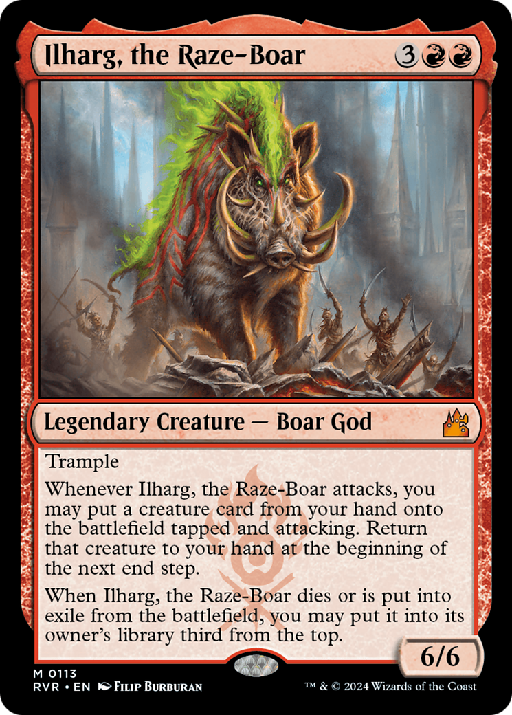 Image of Ilharg, the Raze-Boar [Ravnica Remastered]