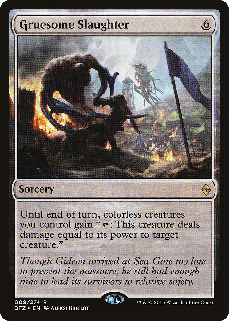 Image of Gruesome Slaughter [Battle for Zendikar]