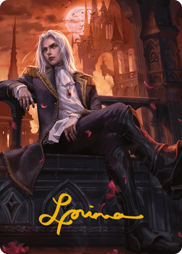 Image of Sorin of House Markov Art Card (Gold-Stamped Signature) [Modern Horizons 3 Art Series]