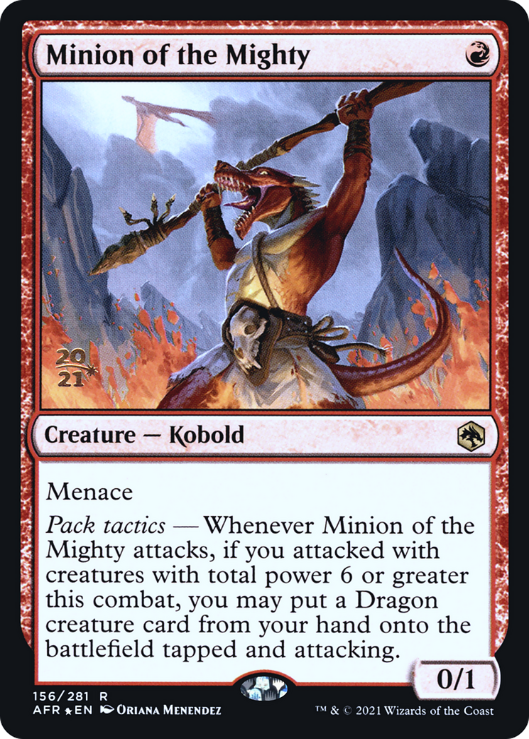 Image of Minion of the Mighty [Dungeons & Dragons: Adventures in the Forgotten Realms Prerelease Promos]