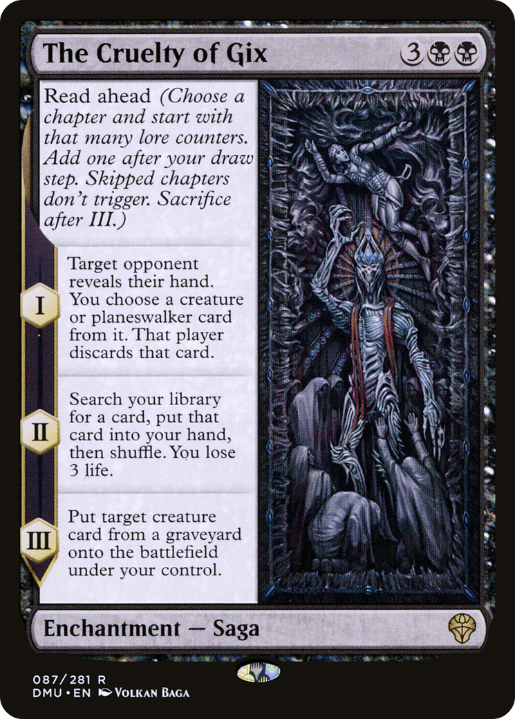 Image of The Cruelty of Gix [Dominaria United]