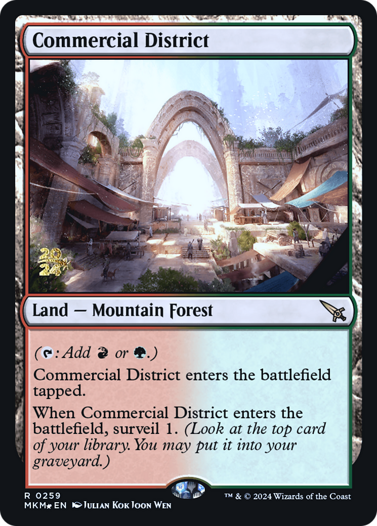 Image of Commercial District [Murders at Karlov Manor Prerelease Promos]
