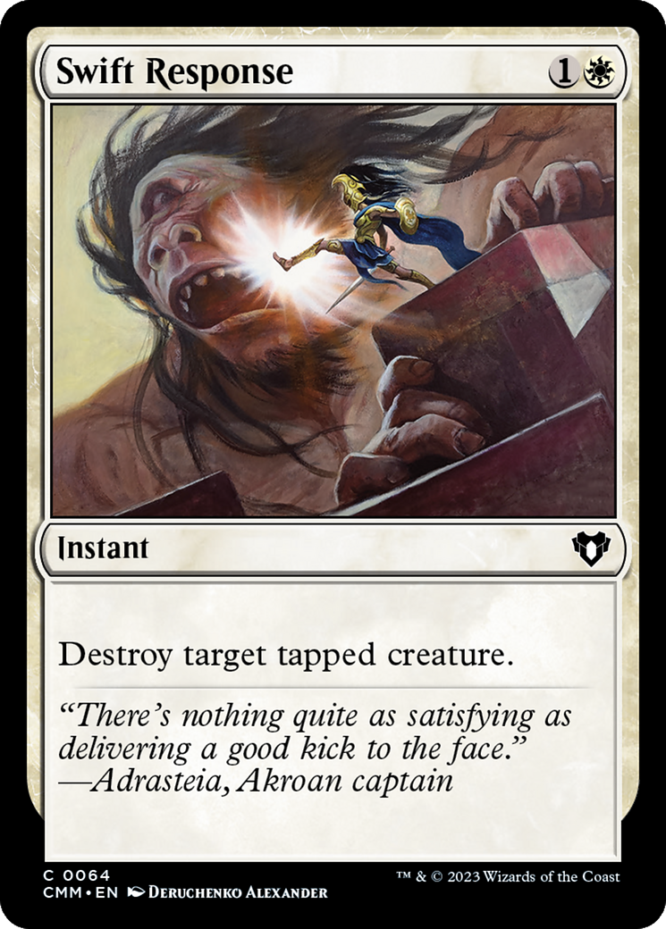 Image of Swift Response [Commander Masters]