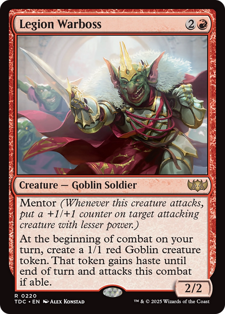 Image of Legion Warboss [Tarkir: Dragonstorm Commander]