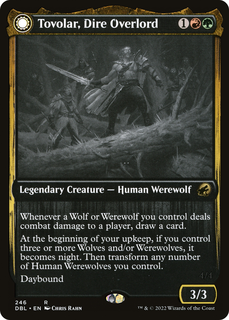 Image of Tovolar, Dire Overlord // Tovolar, the Midnight Scourge [Innistrad: Double Feature]