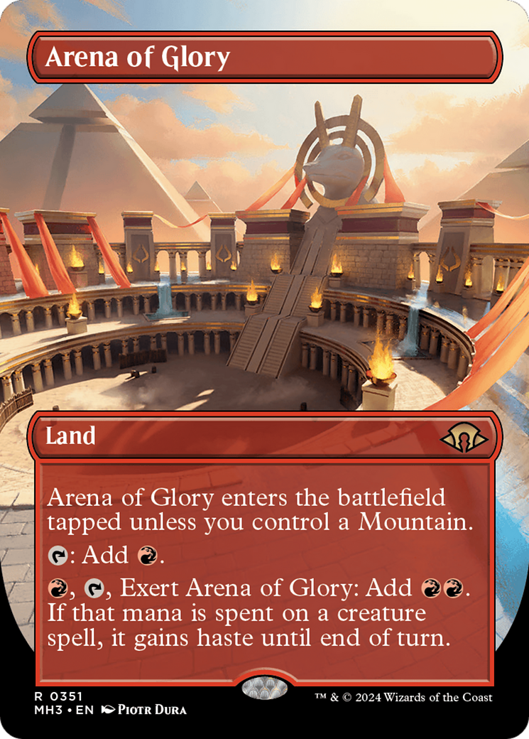 Image of Arena of Glory (Borderless) [Modern Horizons 3]