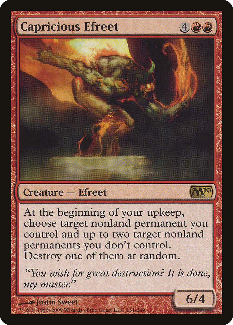 Image of Capricious Efreet [Magic 2010]