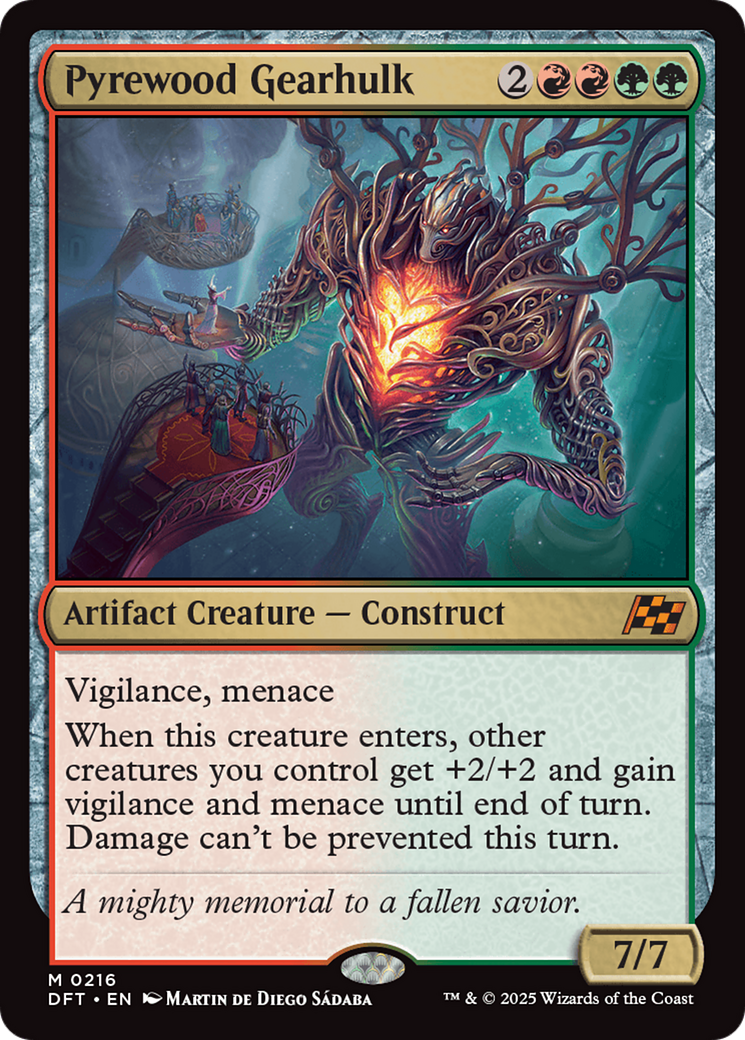 Image of Pyrewood Gearhulk [Aetherdrift]