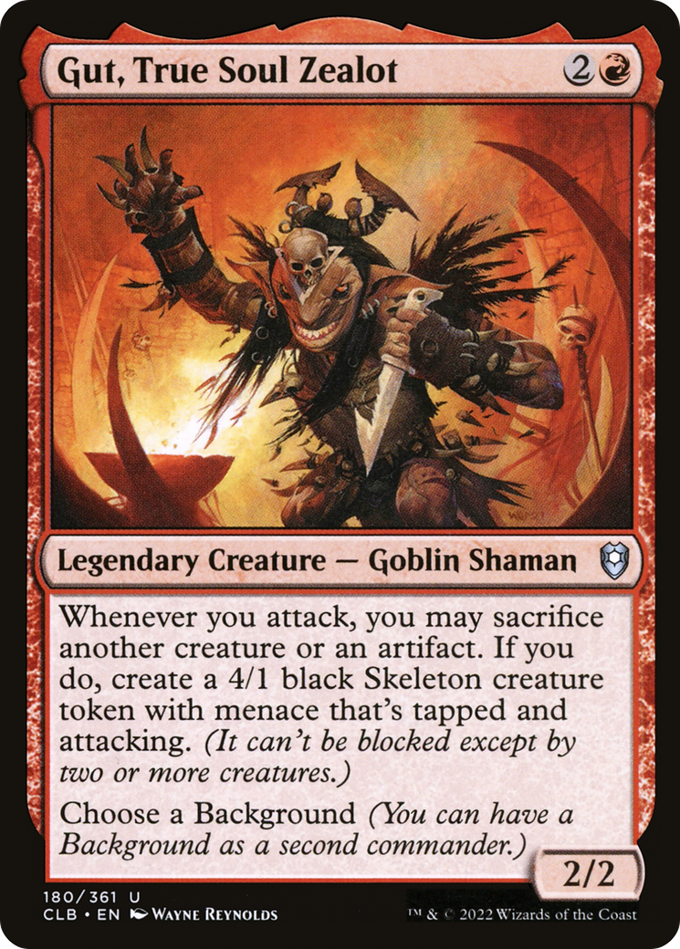 Image of Gut, True Soul Zealot [Commander Legends: Battle for Baldur's Gate]