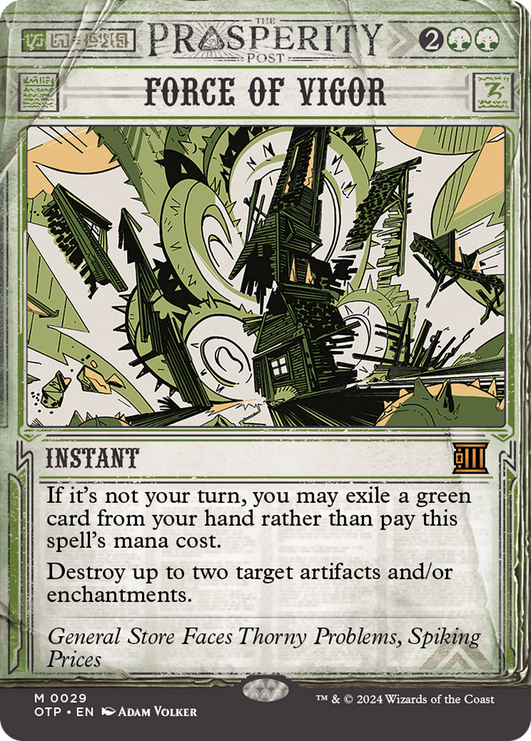 Image of Force of Vigor [Outlaws of Thunder Junction: Breaking News]