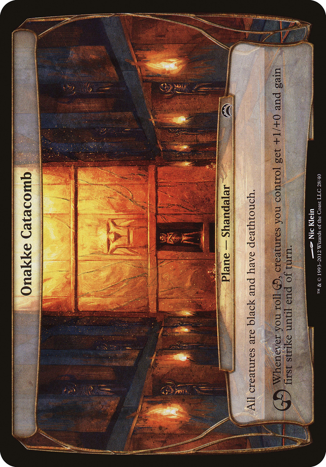 Image of Onakke Catacomb (Planes) [Planechase 2012 Planes]