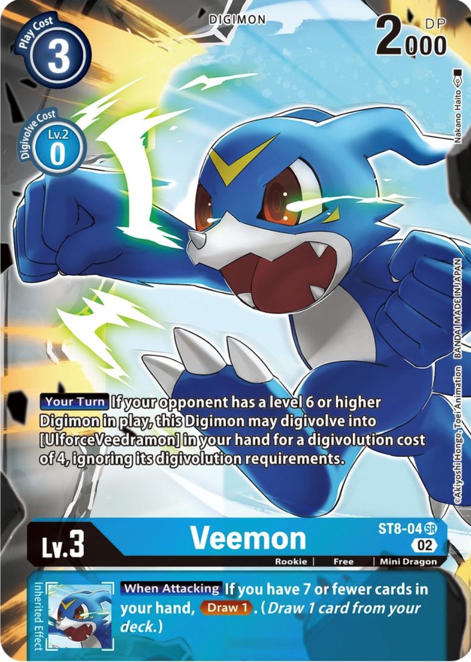 Image of Veemon [ST8-04] (Alternate Art) [Starter Deck: Beelzemon Advanced Deck Set]