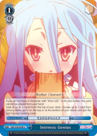 Intrinsic Genius (NGL/S58-E096 U) [No Game No Life]