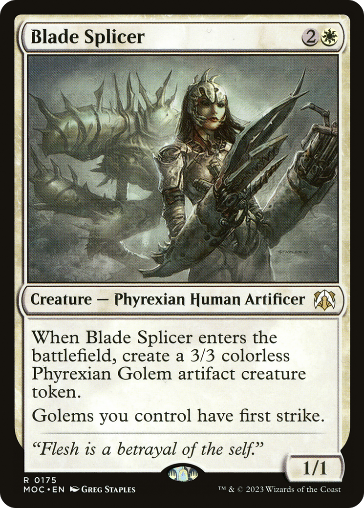 Image of Blade Splicer [March of the Machine Commander]