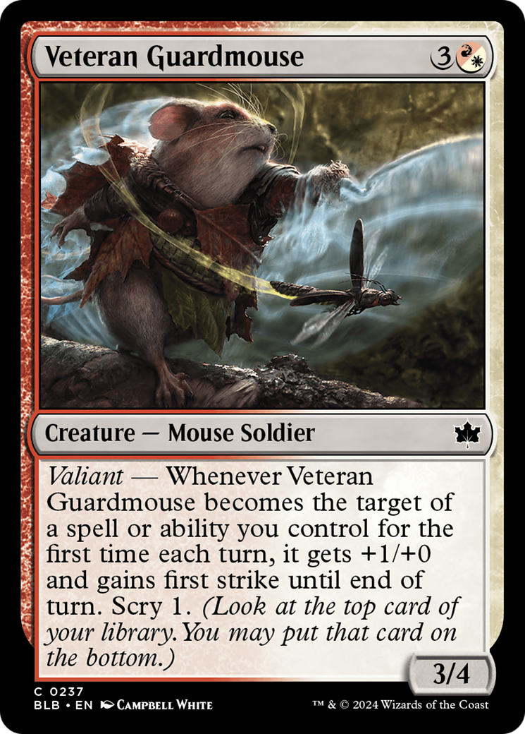 Image of Veteran Guardmouse [Bloomburrow]