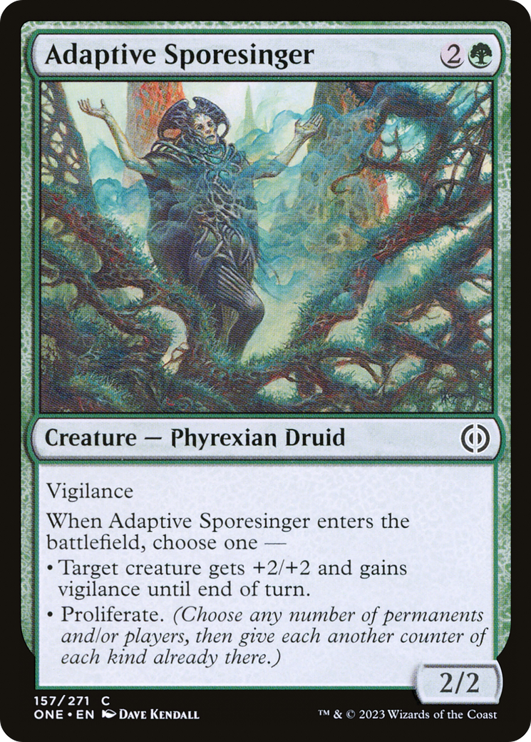 Image of Adaptive Sporesinger [Phyrexia: All Will Be One]