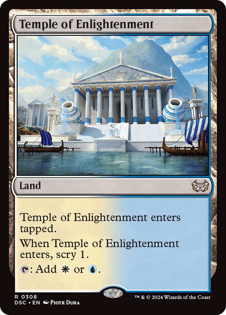 Image of Temple of Enlightenment [Duskmourn: House of Horror Commander]