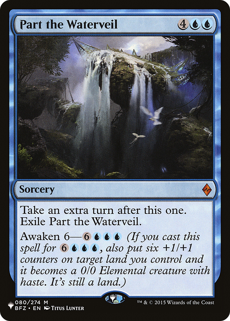 Image of Part the Waterveil [The List]