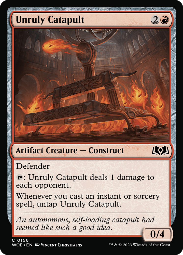 Image of Unruly Catapult [Wilds of Eldraine]