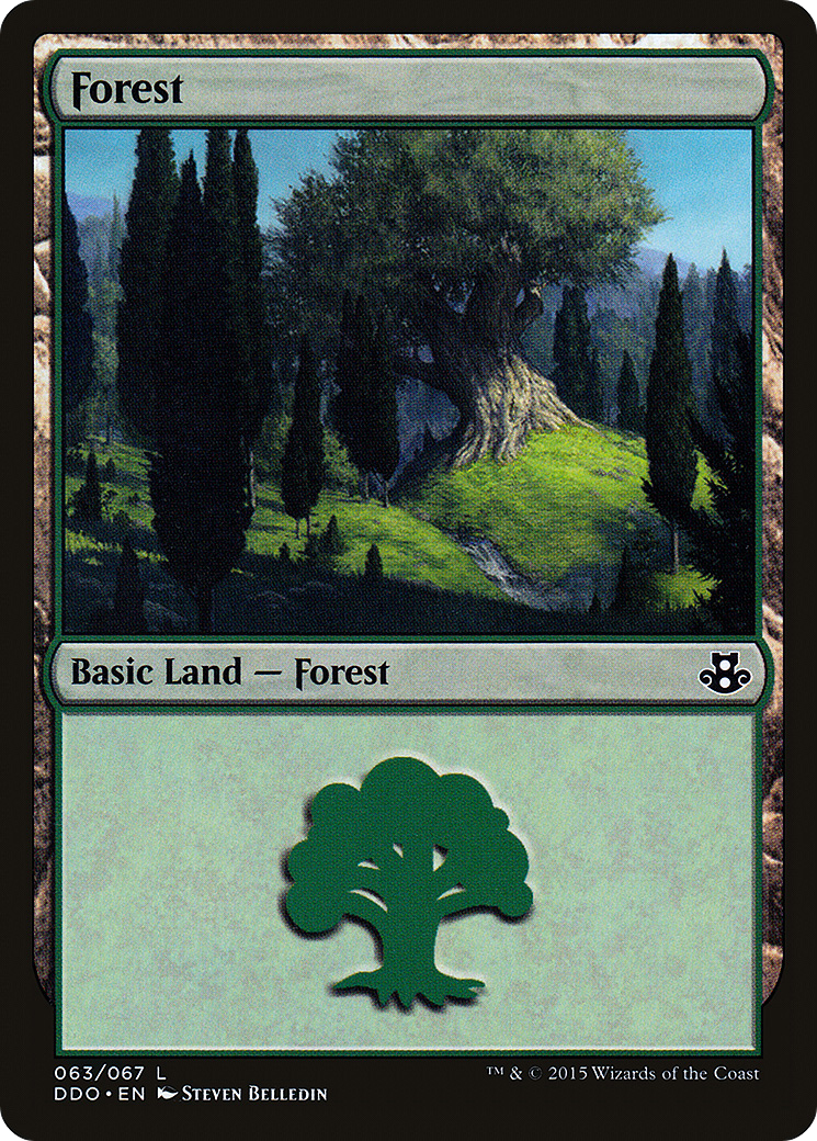 Image of Forest (63) [Duel Decks: Elspeth vs. Kiora]