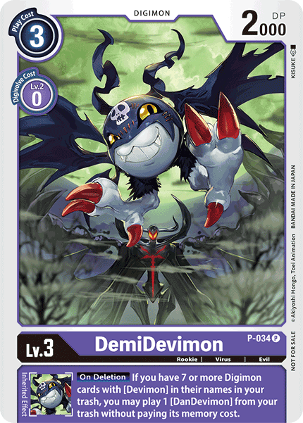 Image of DemiDevimon [P-034] [Promotional Cards]