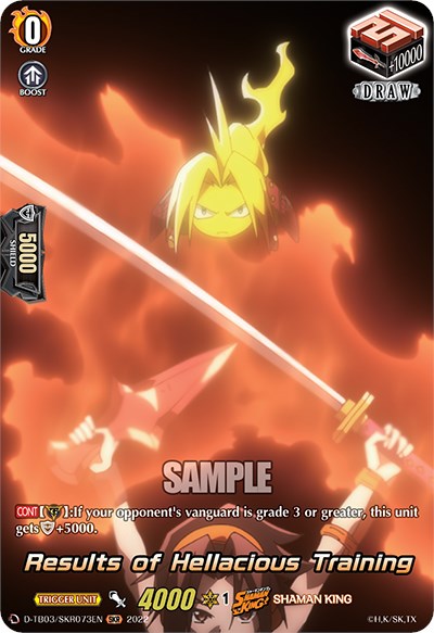 Image of Results of Hellacious Training (D-TB03/SKR073EN) [Shaman King]
