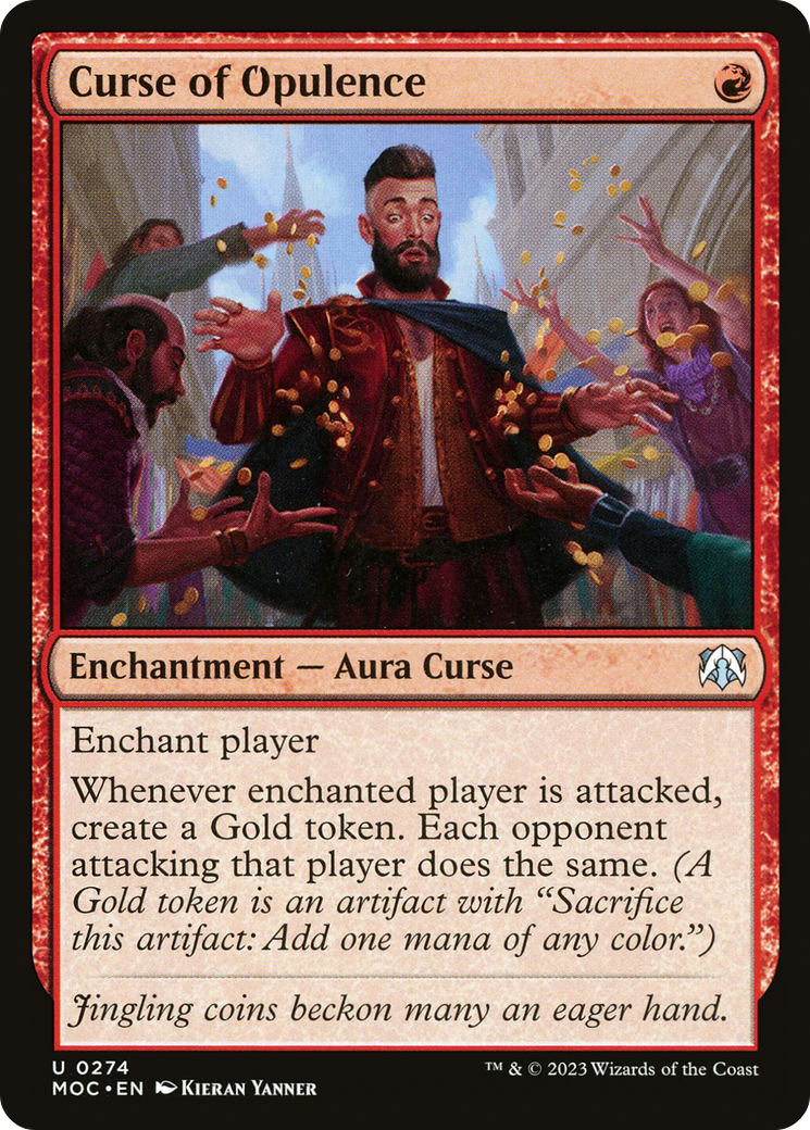 Image of Curse of Opulence [March of the Machine Commander]