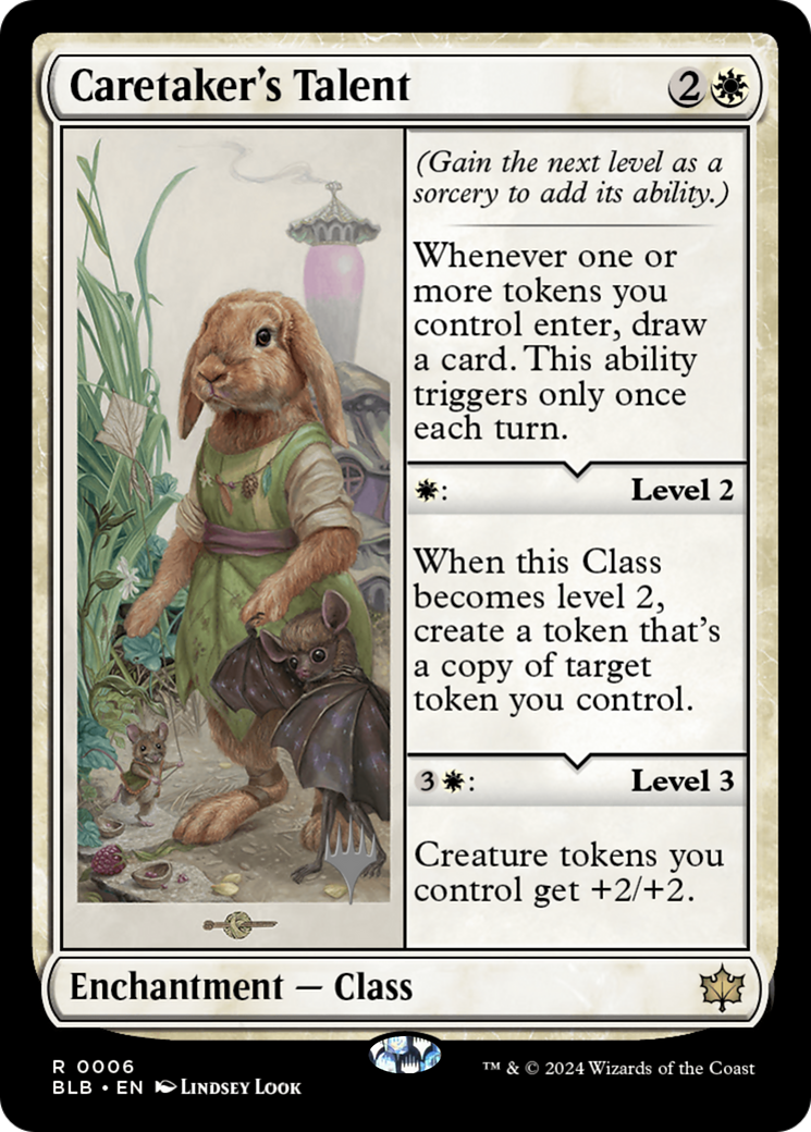 Image of Caretaker's Talent (Promo Pack) [Bloomburrow Promos]