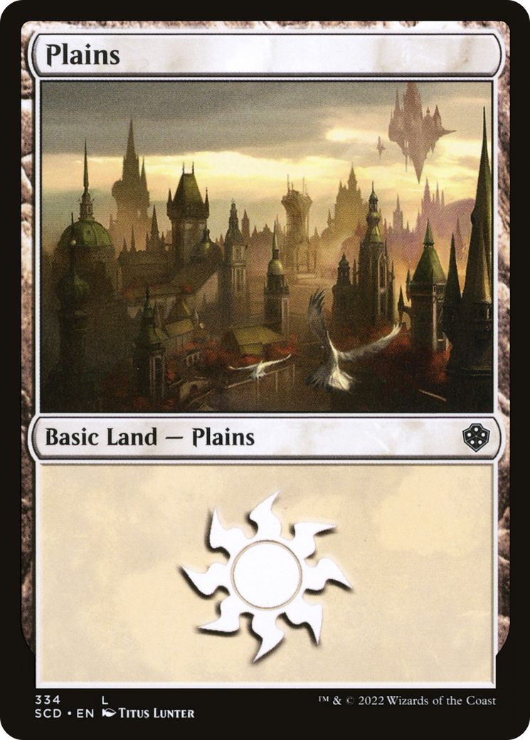 Image of Plains (334) [Starter Commander Decks]