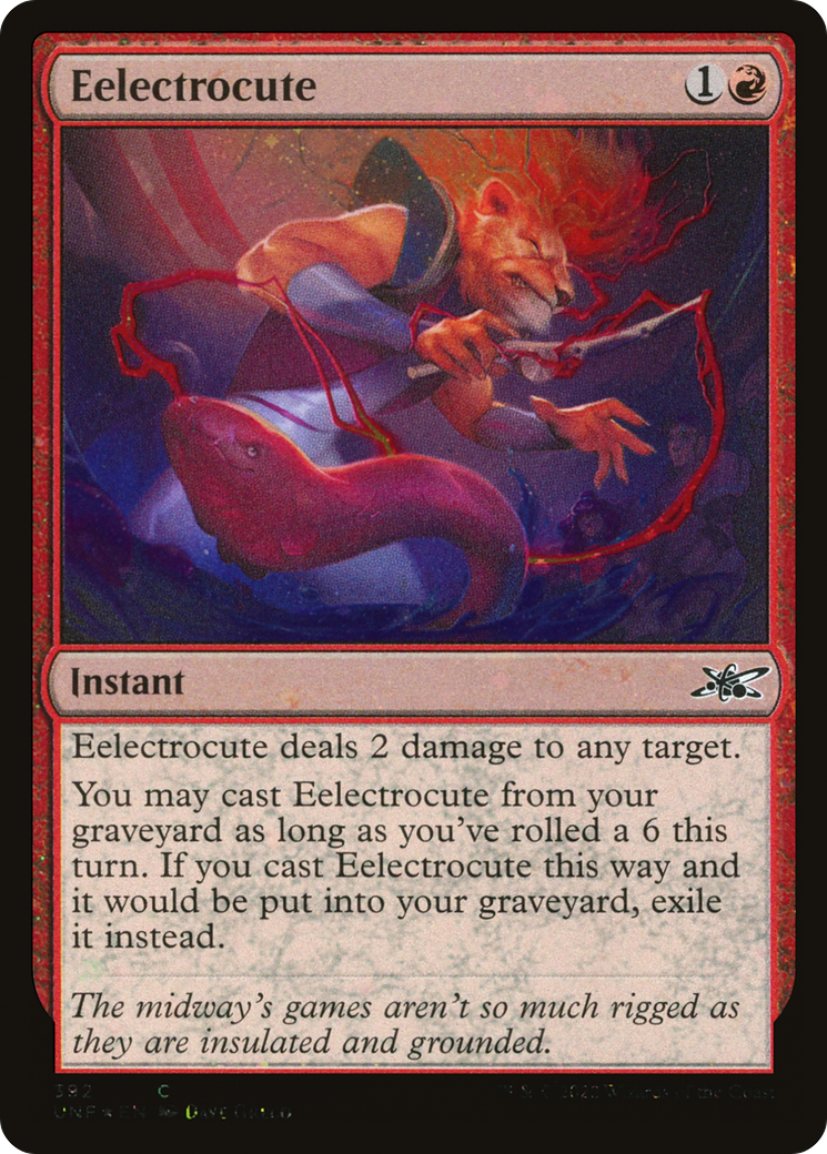 Image of Eelectrocute (Galaxy Foil) [Unfinity]