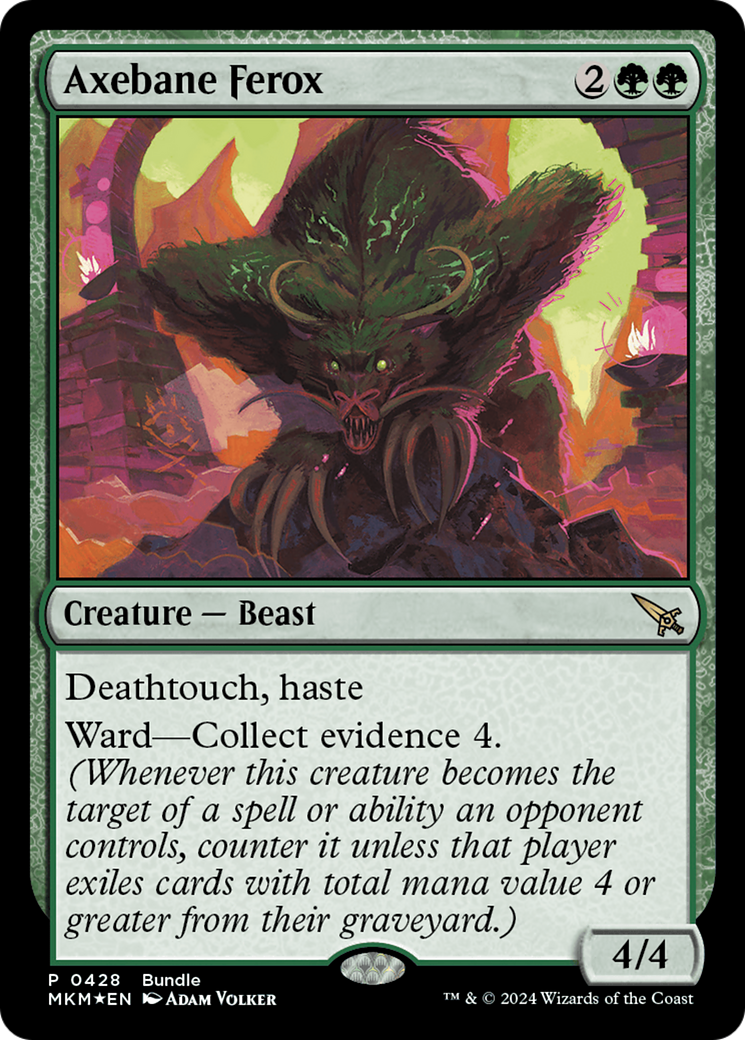 Image of Axebane Ferox [Murders at Karlov Manor Promos]