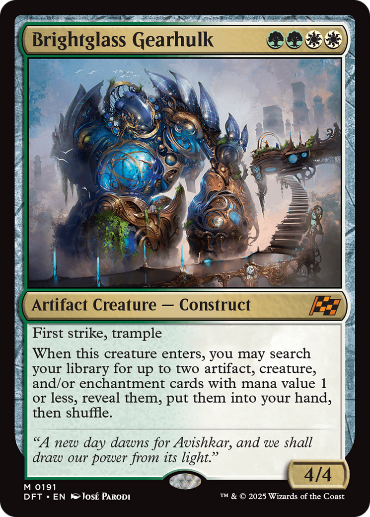 Image of Brightglass Gearhulk [Aetherdrift]