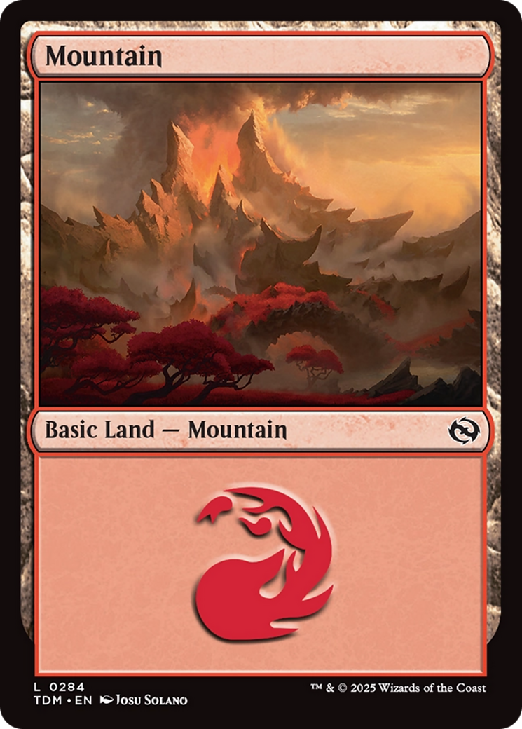 Image of Mountain (0284) [Tarkir: Dragonstorm]