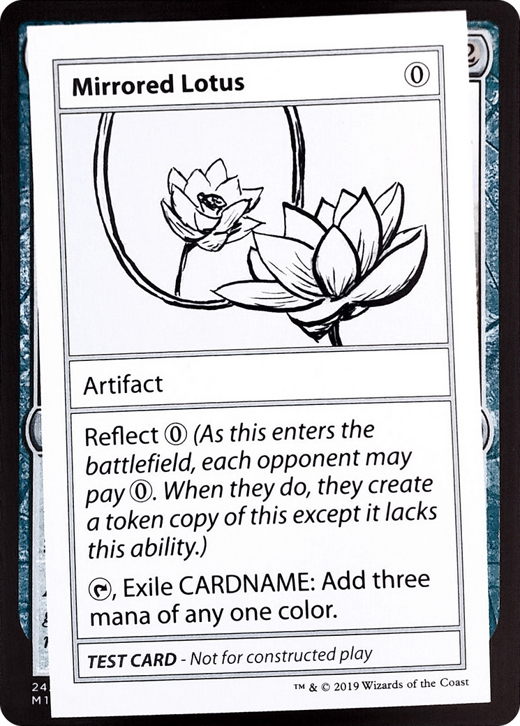 Image of Mirrored Lotus (2021 Edition) [Mystery Booster Playtest Cards]