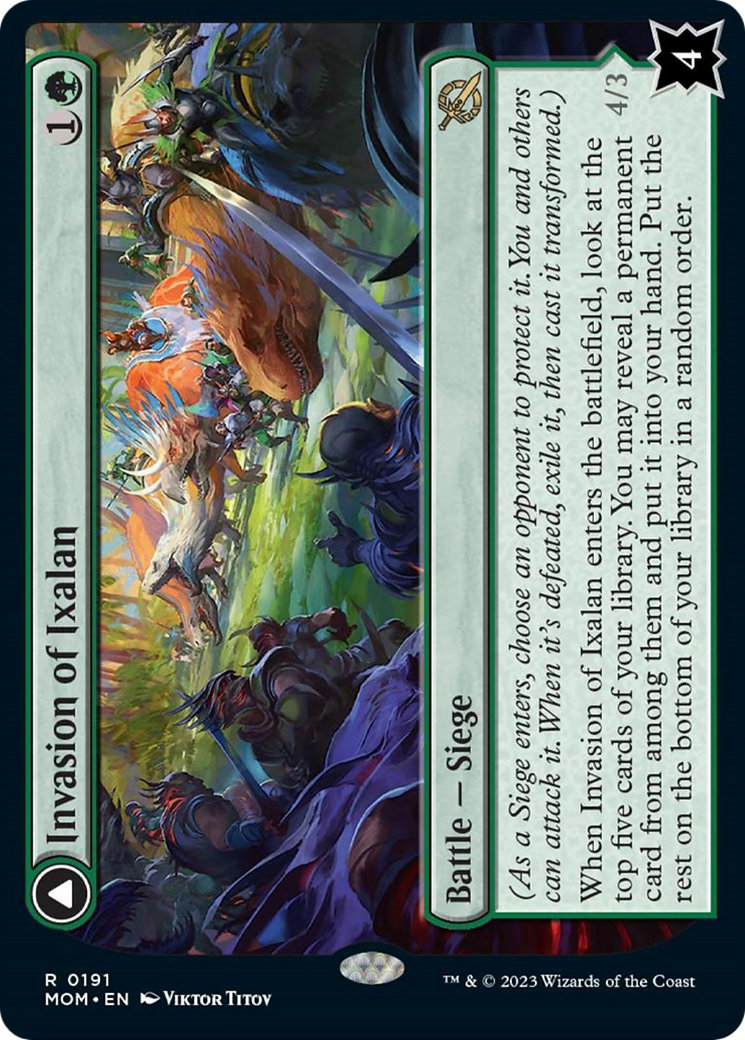Image of Invasion of Ixalan // Belligerent Regisaur [March of the Machine]