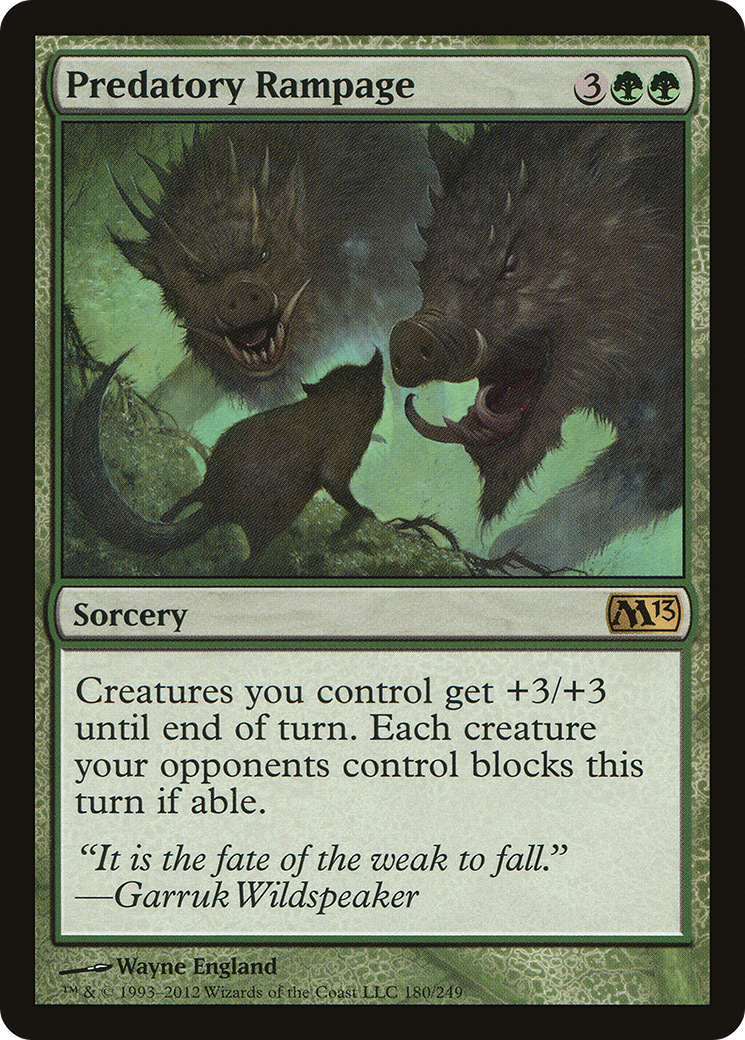 Image of Predatory Rampage [Magic 2013]