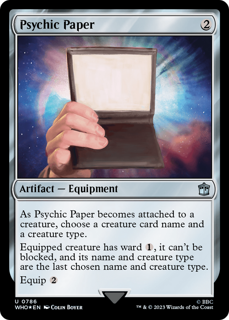 Image of Psychic Paper (Surge Foil) [Doctor Who]