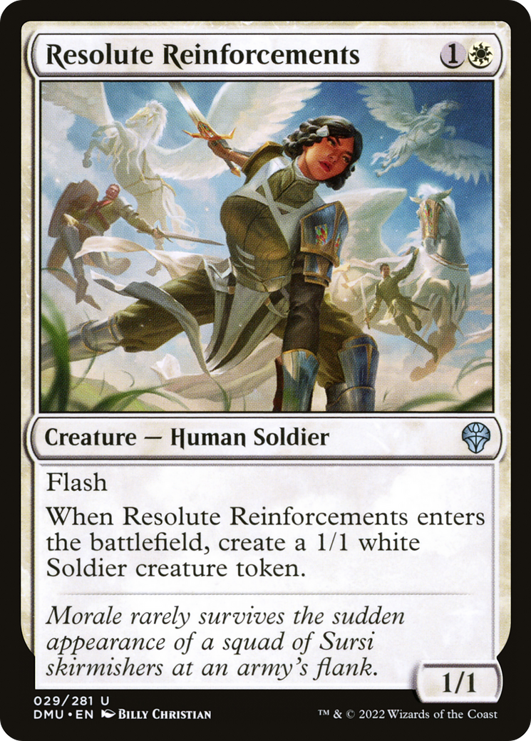 Image of Resolute Reinforcements [Dominaria United]