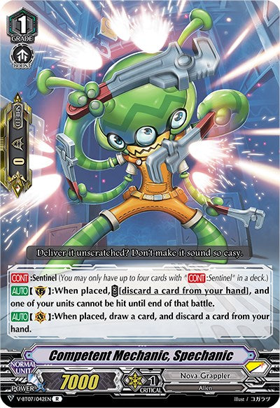 Image of Competent Mechanic,echanic (V-BT07/042EN) [Infinideity Cradle]