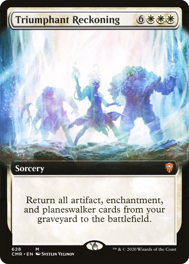 Image of Triumphant Reckoning (Extended Art) [Commander Legends]