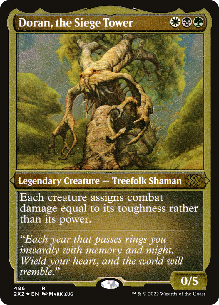 Image of Doran, the Siege Tower (Foil Etched) [Double Masters 2022]
