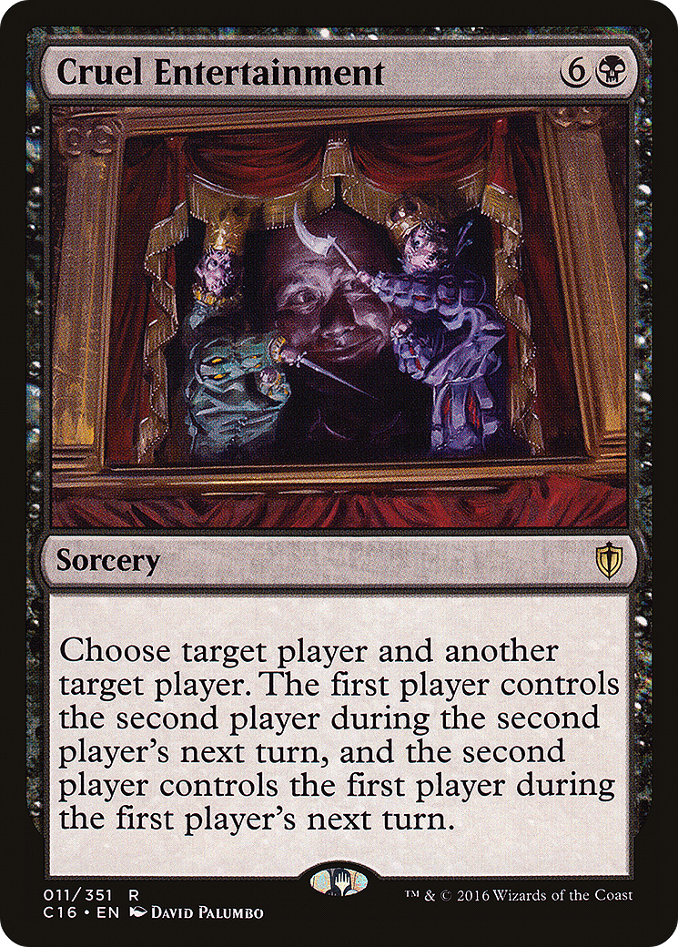 Image of Cruel Entertainment [Commander 2016]