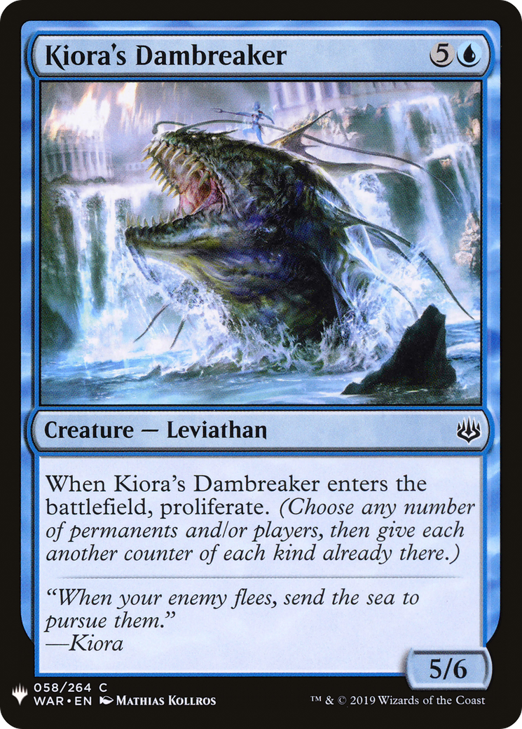 Image of Kiora's Dambreaker [Mystery Booster]